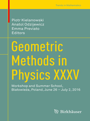 cover image of Geometric Methods in Physics XXXV